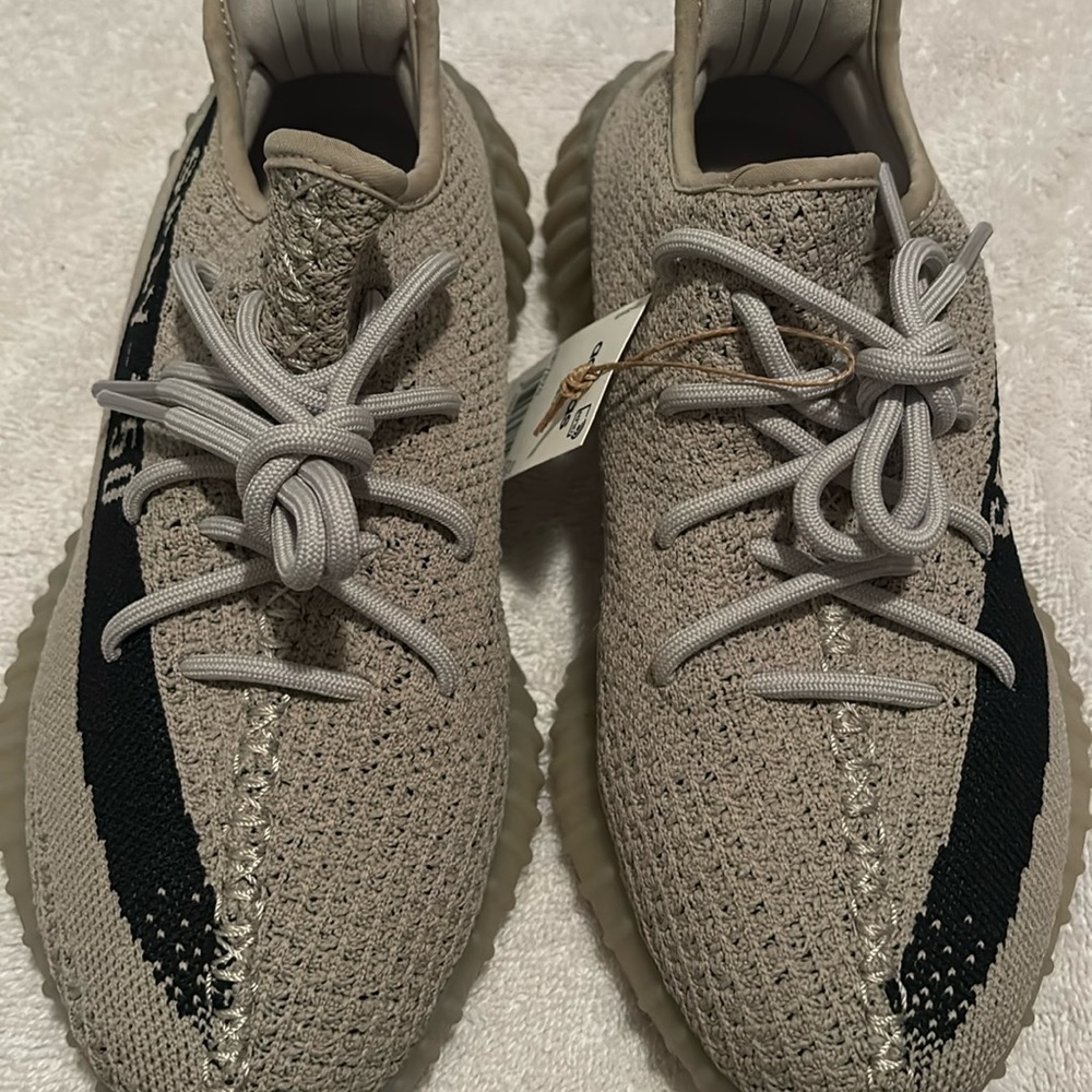 Gray Yeezy sneaks